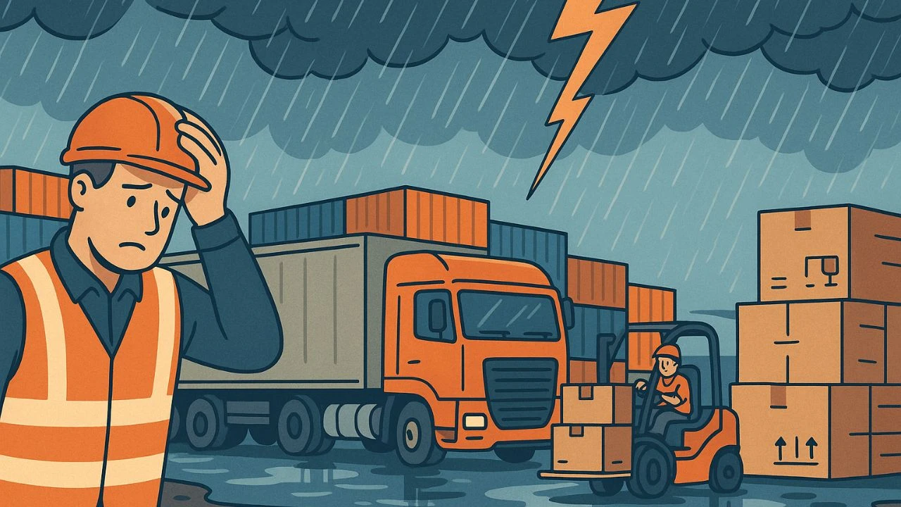 Consejos para que el mal tiempo no afecte la logística