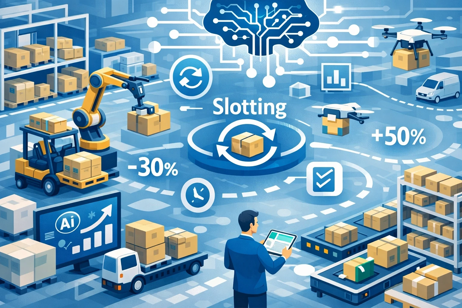La IA en la gestión del almacén