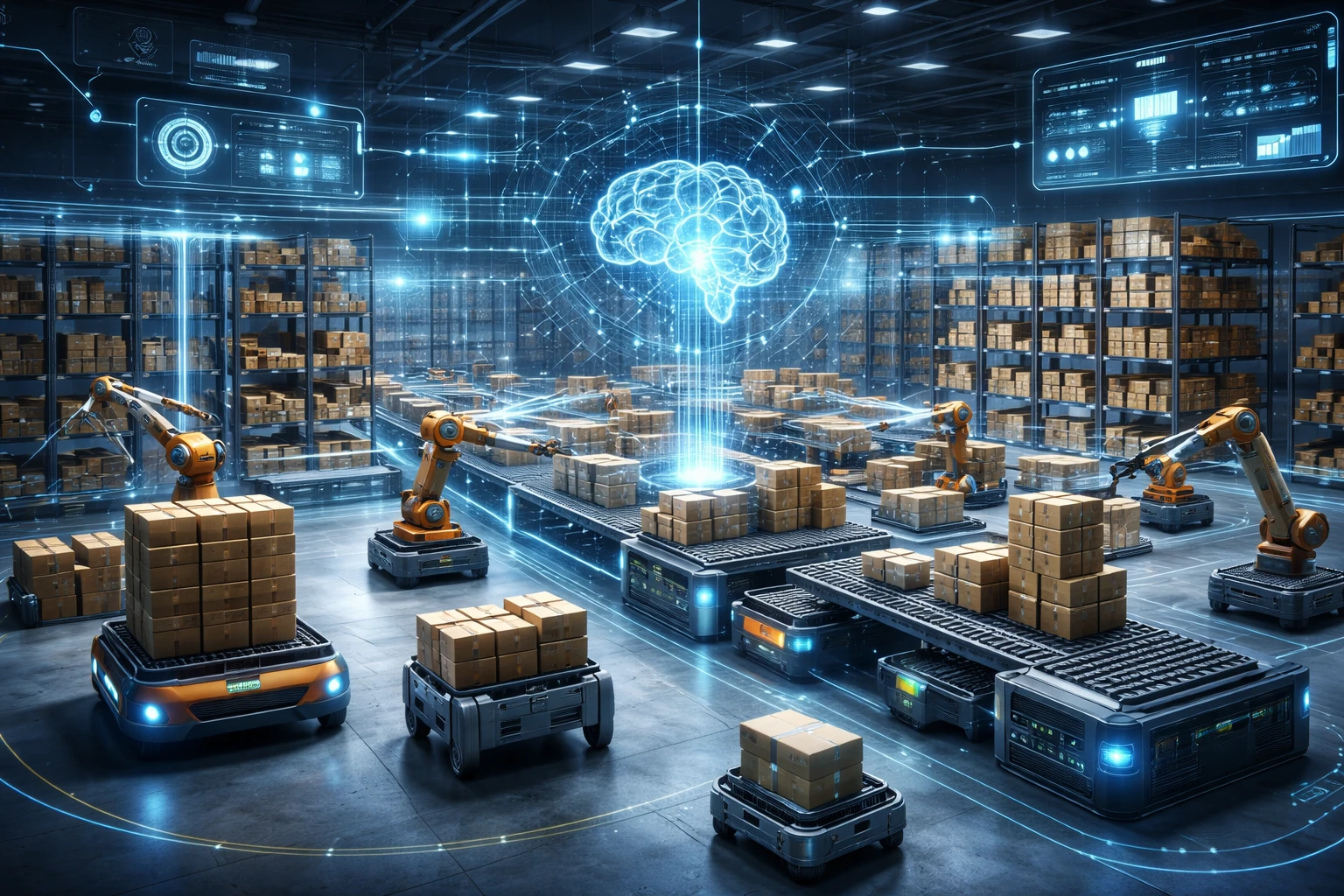 Almacenes tecnificados con IA