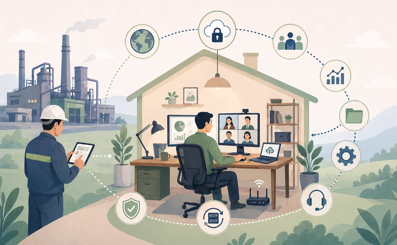 Convierte tu casa en un nodo de tu empresa