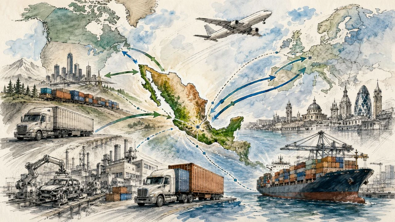 Por qué el T-MEC y el acuerdo con Europa fortalecen el rol logístico de México